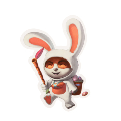 Cute Rabbit Custom Stickers