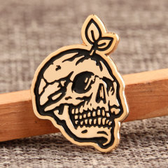 Grass & Skull Custom Pins