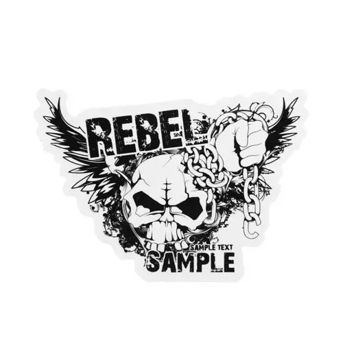 Rebel Sample Custom Stickers Rebel Sample Custom Stickers