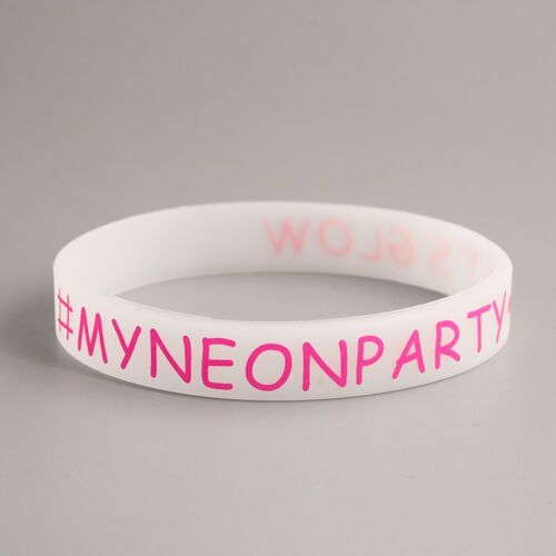 Translucent Cheap Printed Wristbands