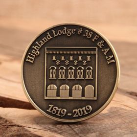 Highland Lodge Challenge Coins