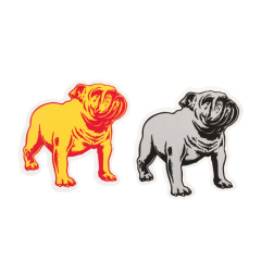 Two Bulldogs Custom Stickers