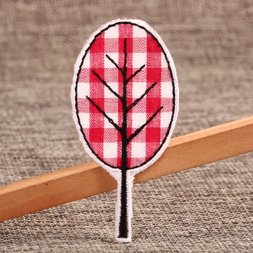 Leaf Custom Embroidered Name Patches No Minimum