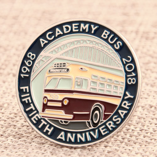 Academy Bus Lapel Pins