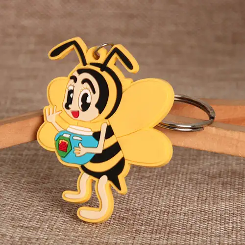 Honey Bee PVC Keychain Honey Bee PVC Keychain