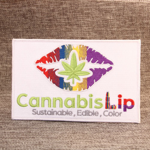 Cannabis Lip Custom Patches