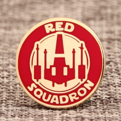 Red Squadron Lapel Pins