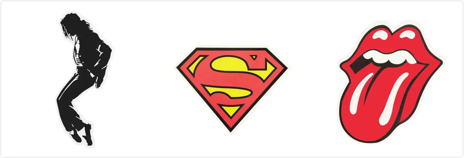 Michael Jackson Clear Stickers