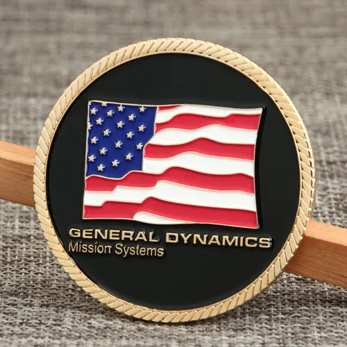 General Dynamics Custom Challenge Coins