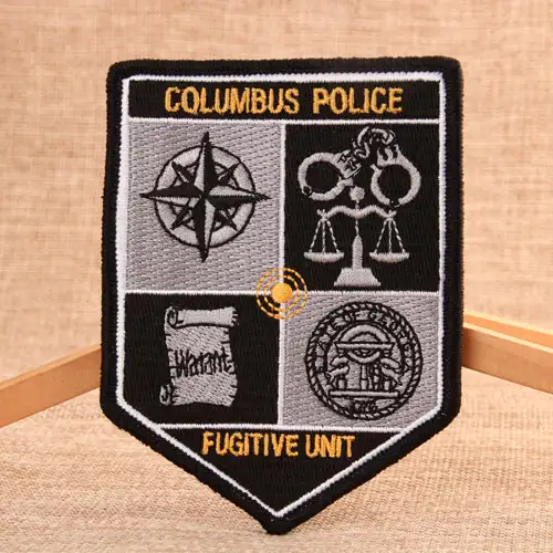 Columbus Police Military Velcro Patches