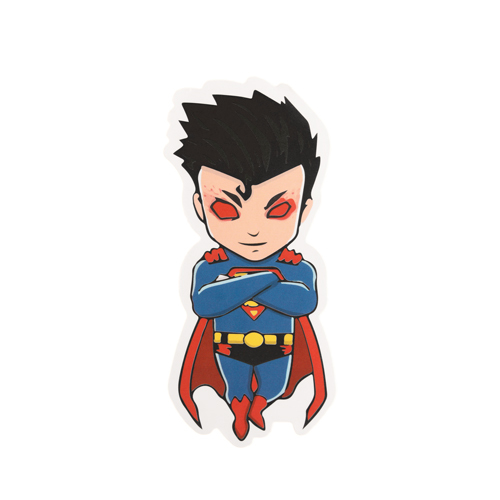 Evil Superman Custom Stickers
