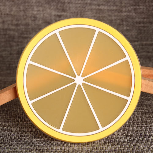 Lemon Slice PVC Coaster
