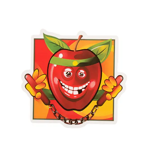 Apple Nunchucks Custom Stickers