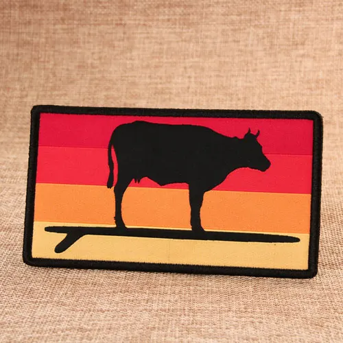 Standing Bull Personalized Patches
