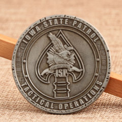  Iowa State Patrol Custom Challenge Coins