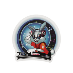 DJ Rabbit Custom Stickers