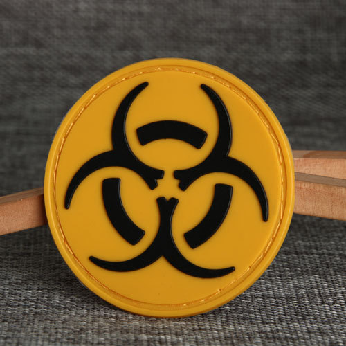 Biohazard Sign PVC Patches