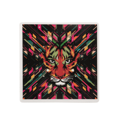 Tiger Face Custom Stickers