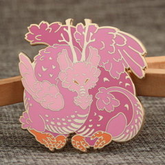 Sakura Dragon Custom Pins