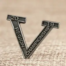 Custom “V” Antique Nickel Pins Custom “V” Antique Nickel Pins