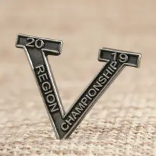 Custom “V” Antique Nickel Pins