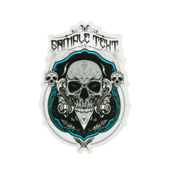 Evil Skull Custom Stickers
