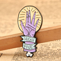Custom High Five Pin