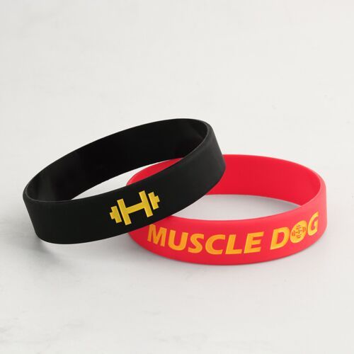 Muscle Dog Custom Made Wristbands