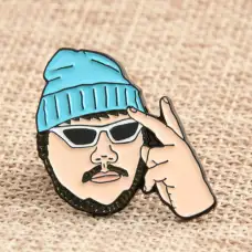 Rapper Enamel Lapel Pins