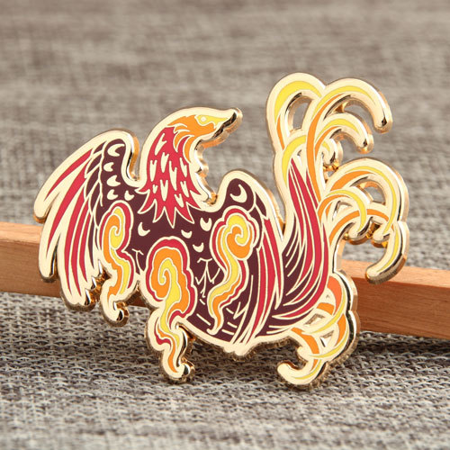 Custom Phoenix Enamel Pins