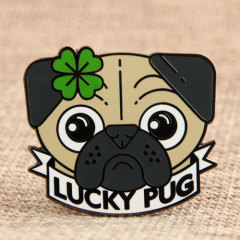 Luck Pug Custom Pins