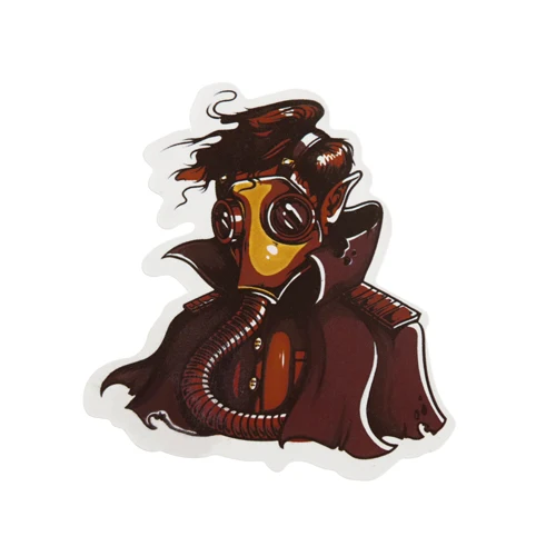 Mystery Guy Custom Stickers 