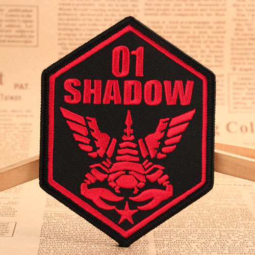 Shadow Embroidered Patches
