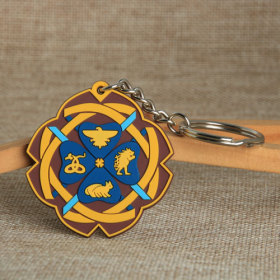 Animals Memorial PVC Keychain