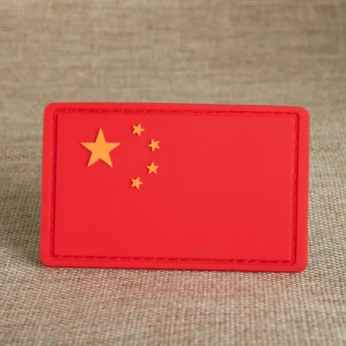 Chinese Flag PVC Patches Chinese Flag PVC Patches