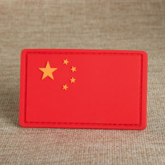Chinese Flag PVC Patches