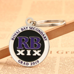 RB XIX Personalized Metal Keychains
