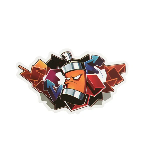 Angry Can Custom Stickers