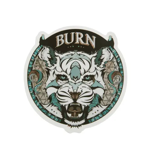 Tiger Burn Custom Stickers Tiger Burn Custom Stickers
