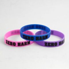 ZERO HARM Printed wristbands Cheap