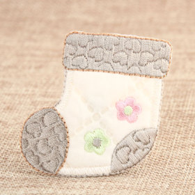 Baby Shoes Custom Embroidered Patches