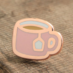 Teacup Custom Enamel Pins