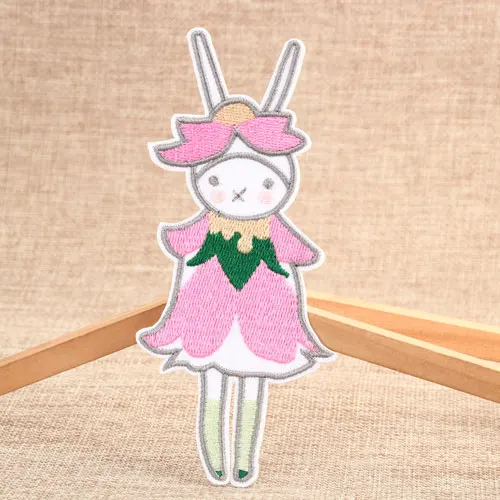 Pink Rabbit Cheap Custom Patches