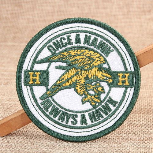 Once A Hawk Order Custom Patches 
