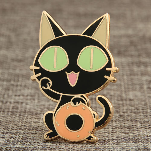 Black Cat Custom Enamel Pins