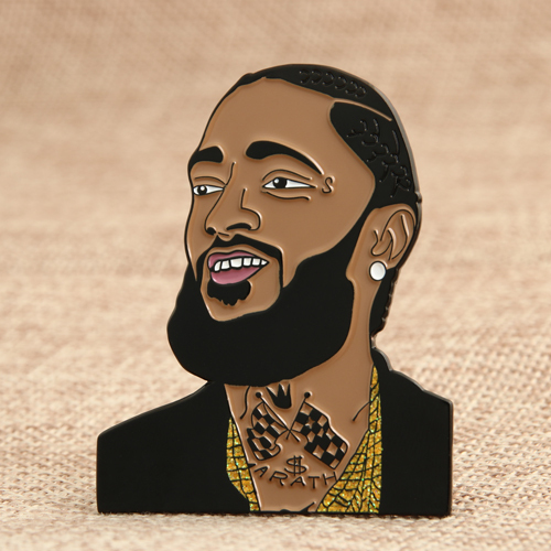 Black Man Custom Enamel Pins