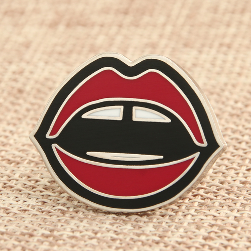 Custom Sexy Red Lips Pins