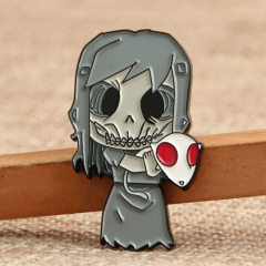 Skeleton Girl Custom Lapel Pins