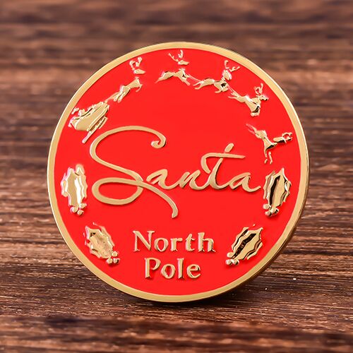 Santa Claus Custom Made Coins