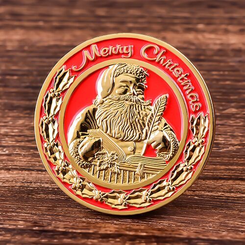 Santa Claus Custom Made Coins